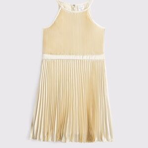 abercrombie kids giselle pleated high-neck mini dress. NWT!